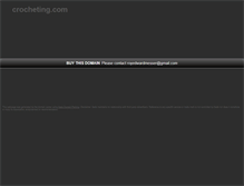 Tablet Screenshot of crocheting.com